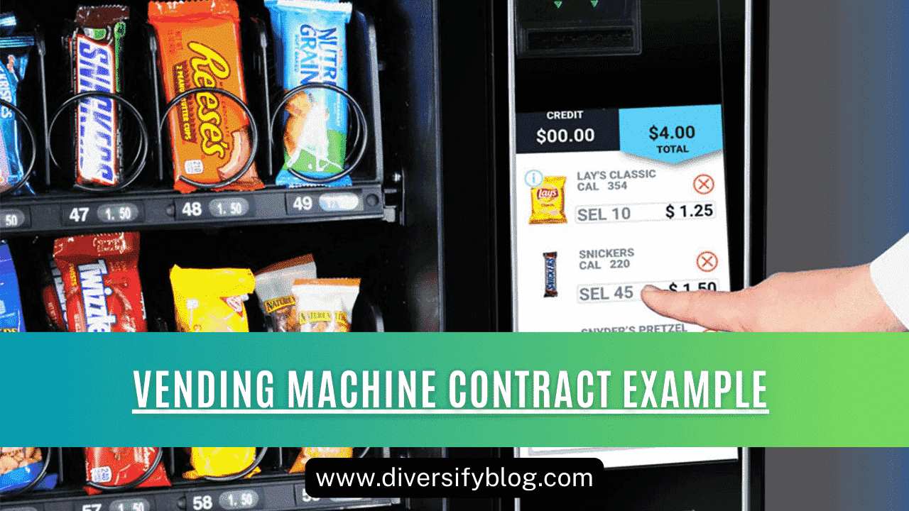 Vending contract online