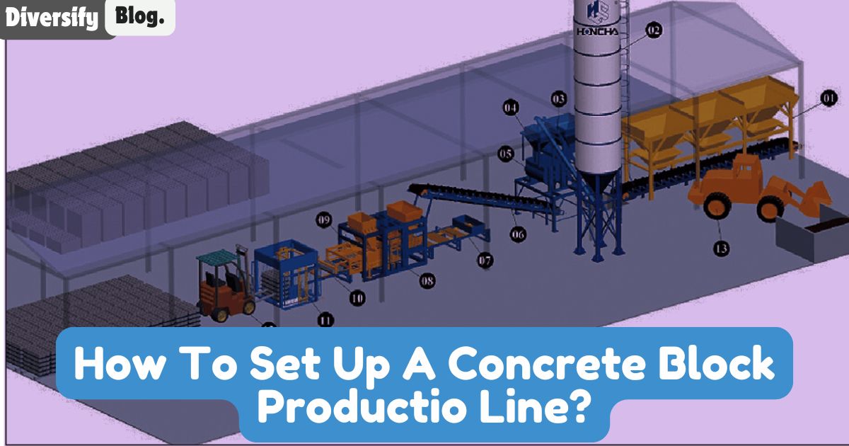 How To Set Up A Concrete Block Productio Line?