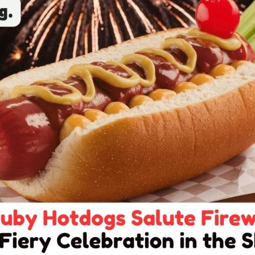 Red Ruby Hotdogs Salute Fireworks: A Fiery Celebration in the Sky